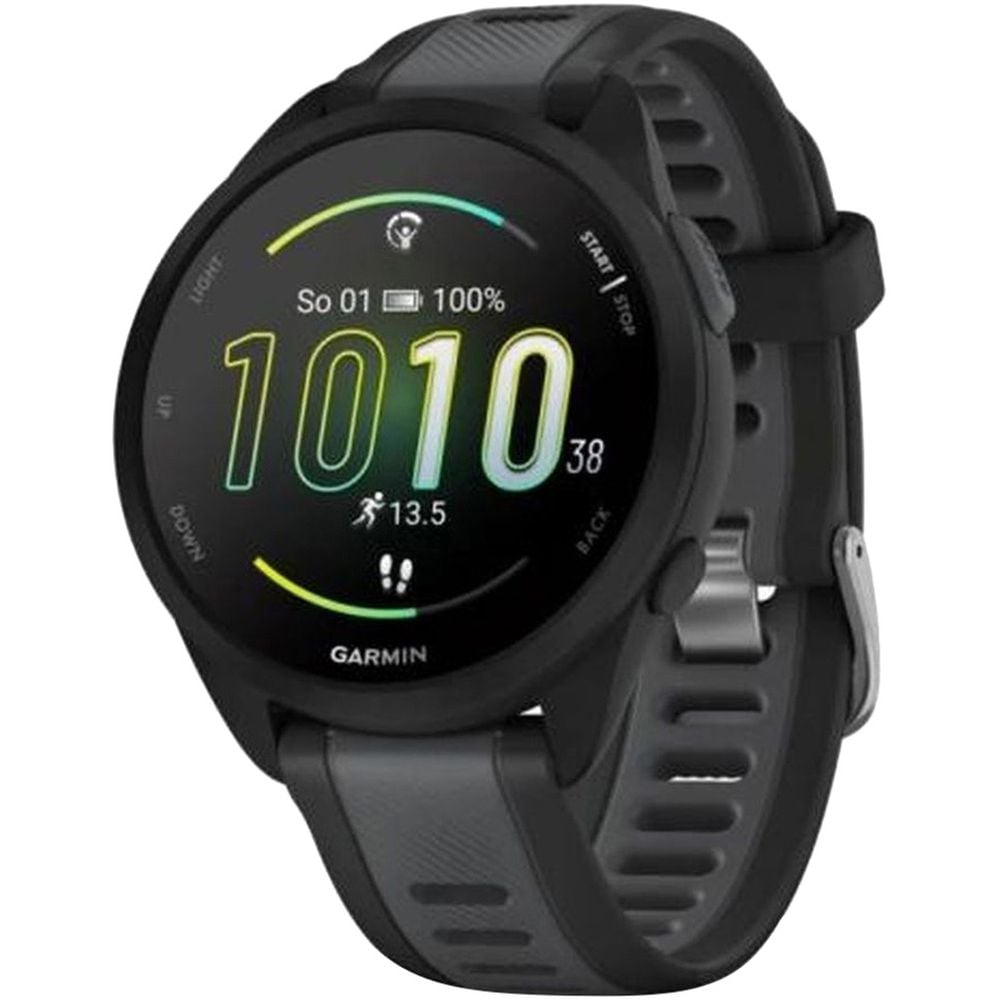 Garmin 010-02863-30 Forerunner 165 Music Smartwatch Black/Slate Gray