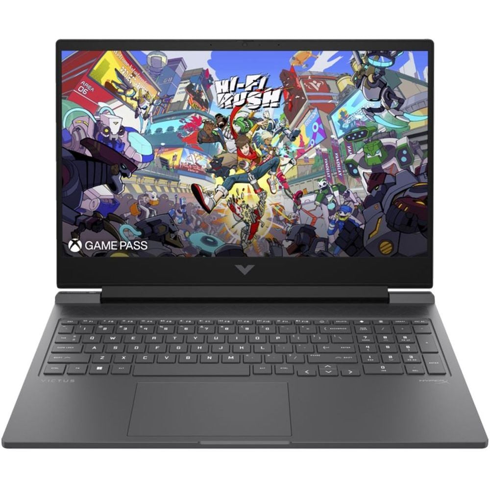 HP Victus Gaming (2024) Laptop - 14th Gen / Intel Core i7-14650HX / 16.1inch FHD / 512GB SSD / 16GB RAM / 6GB NVIDIA GeForce RTX 4050 Graphics / Windows 11 Home / English & Arabic Keyboard / Mica Silver / Middle East Version - [16-R1016NE]