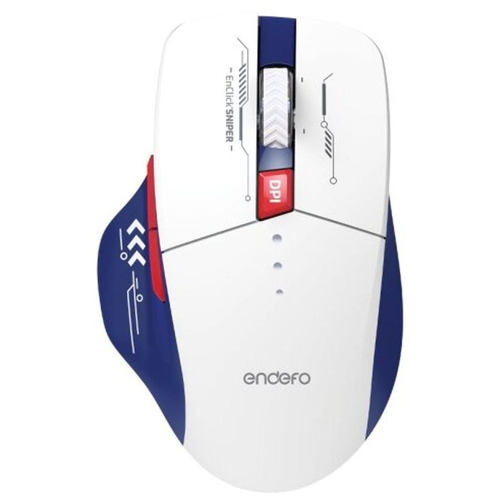 Endefo Rechargeable Wireless Mouse White