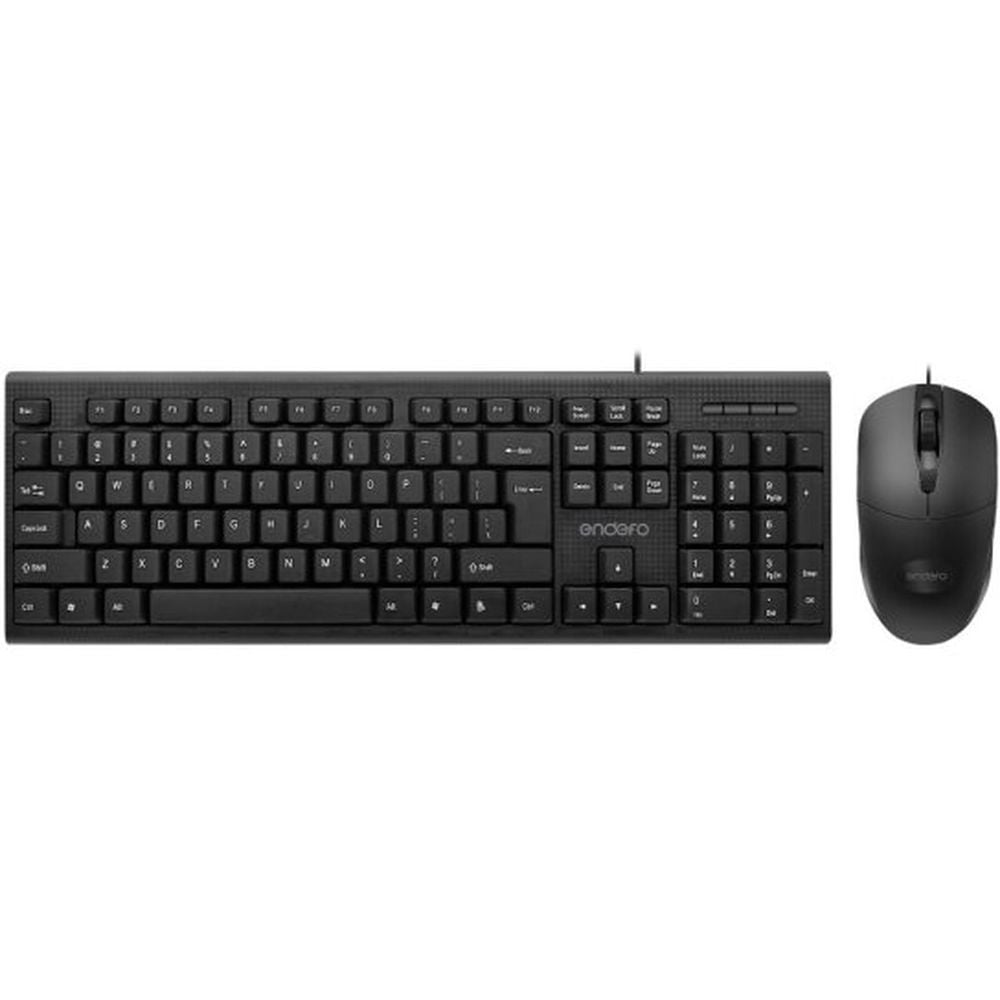 Endefo Wired Keyboard/Mouse Combo Black