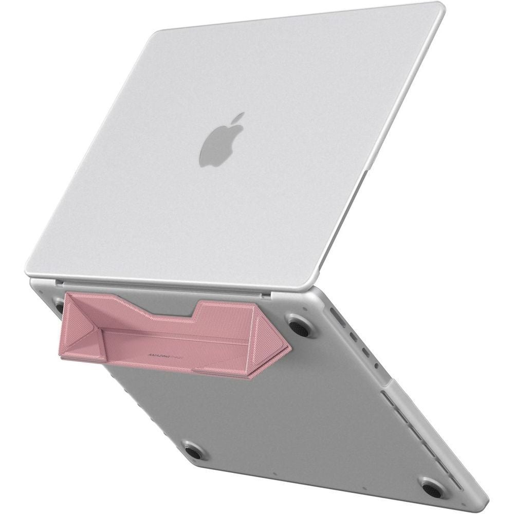 Amazing Thing Marsix Pro Case With Stand Matte Clear/Pink MacBook Air 13.6Inch