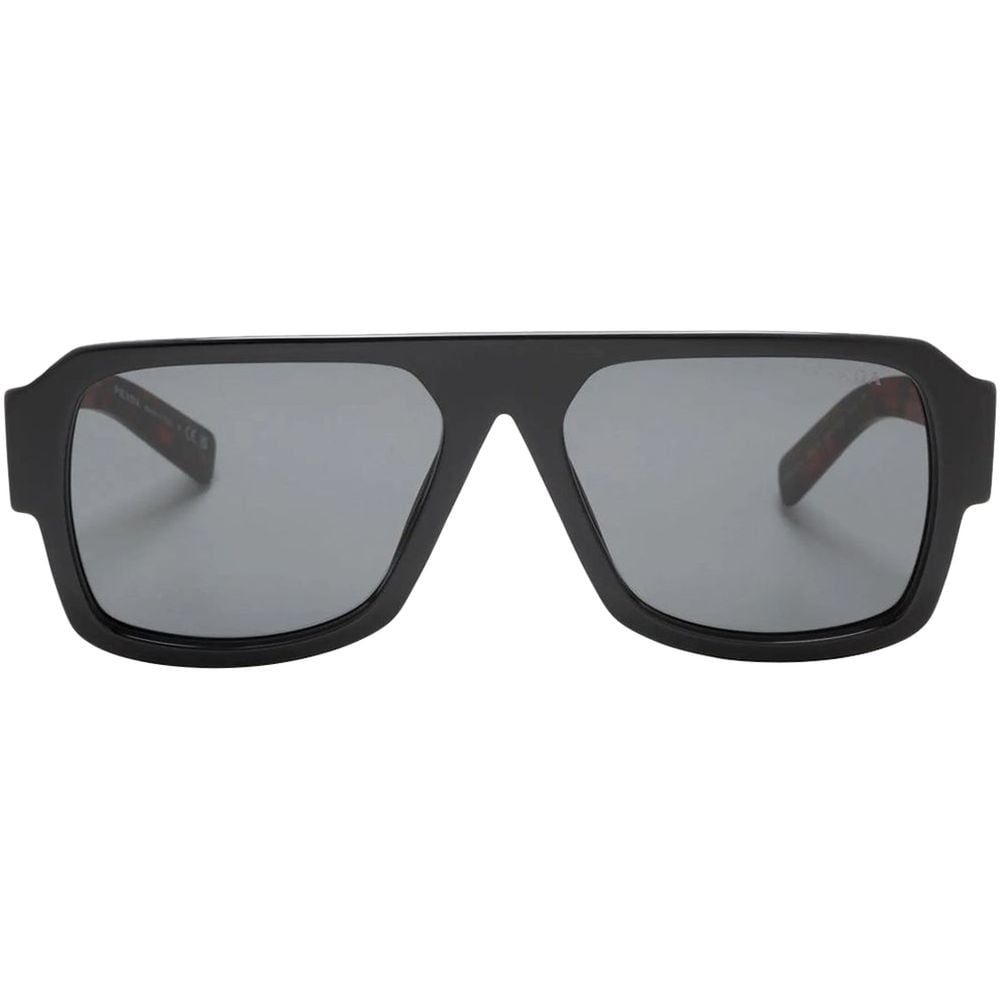 Prada Black Pilot Sunglasses For Men & Women SPR20YS