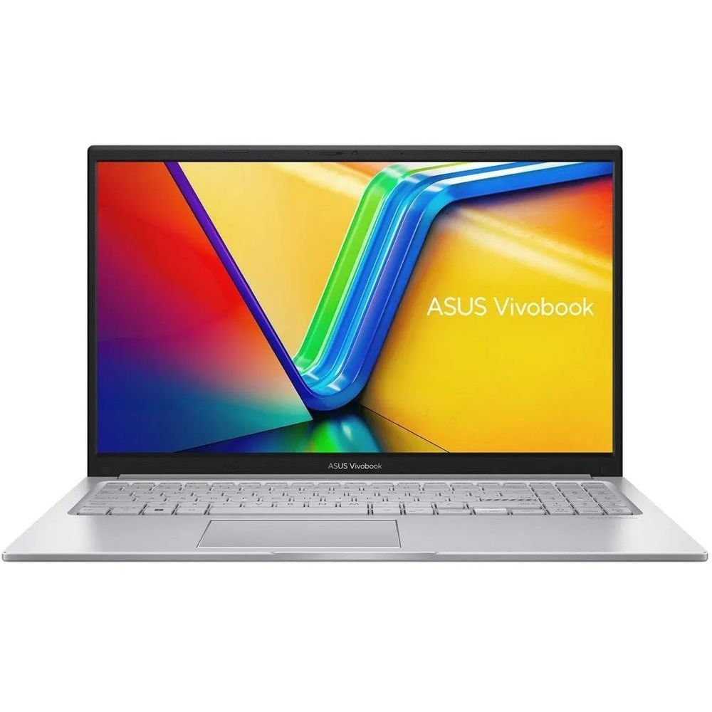 Asus Vivobook 15 (2024) Laptop - Intel Core i7-150U / 15.6inch FHD / 512GB SSD / 16GB RAM / Shared Intel Graphics / Windows 11 Home / English & Arabic Keyboard / Cool Silver / Middle East Version - [X1504VA-NJ687W]