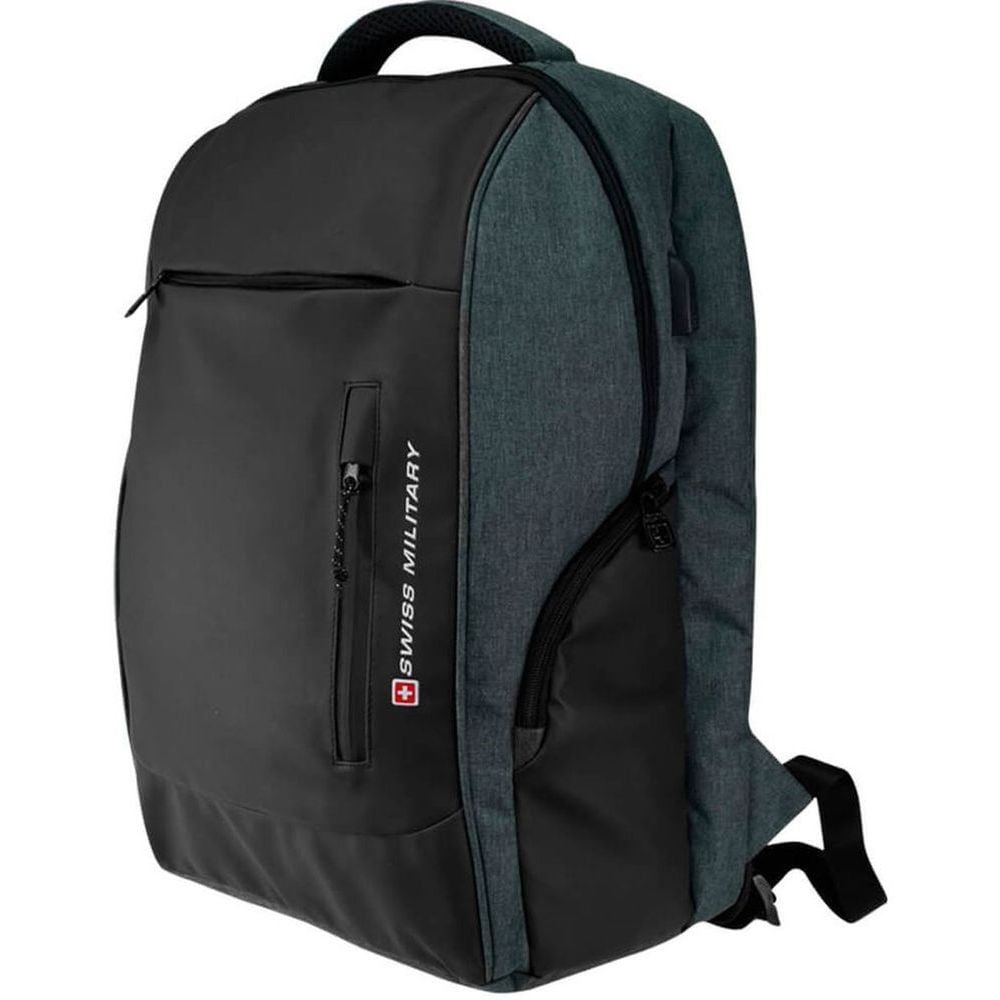 Swiss Millitary Backpack Jackpot Grey Laptop 15.6Inch