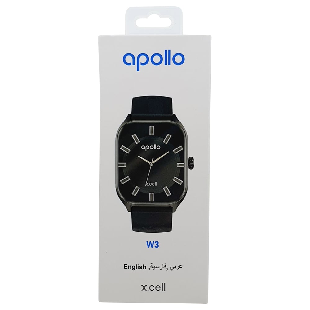 Xcell APOLLO W3 Smartwatch Black
