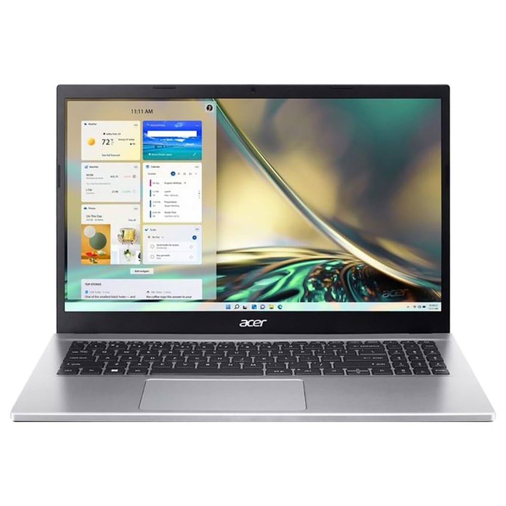 Acer Aspire 3 (2022) Laptop - 12th Gen / Intel Core i5-1235U / 15.6inch FHD / 512GB SSD / 8GB RAM / Shared Intel Iris Xe Graphics / Windows 11 Home / English Keyboard / Silver / International Version - [A315-59-58SS]