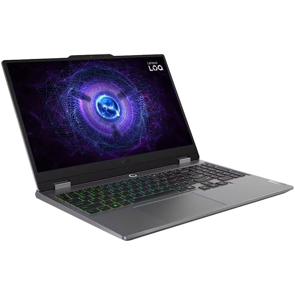 Lenovo LOQ 15IAX9 Gaming (2024) Laptop - 12th Gen / Intel Core i5-12450HX / 15.6inch FHD / 512GB SSD / 12GB RAM / 4GB NVIDIA GeForce RTX 2050 Graphics / Windows 11 Home / English & Arabic Keyboard / Luna Grey / Middle East Version - [83GS007AAX]