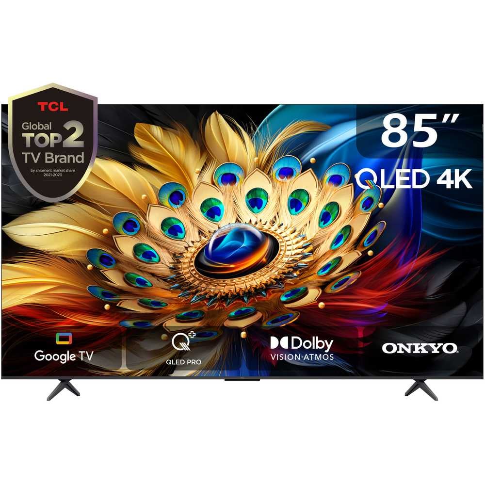 TCL 85C655 QLED 4K Smart Google Television 85inch (2024 Model)