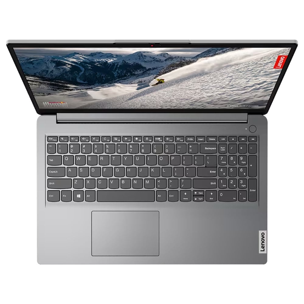 Lenovo IdeaPad 1 15AMN7 (2024) Laptop - AMD Athlon Silver 7120U / 15.6inch HD / 256GB SSD / 8GB RAM / Shared AMD Radeon 610M Graphics / Windows 11 Home / English & Arabic Keyboard / Cloud Grey / Middle East Version - [82VG00N9AX]