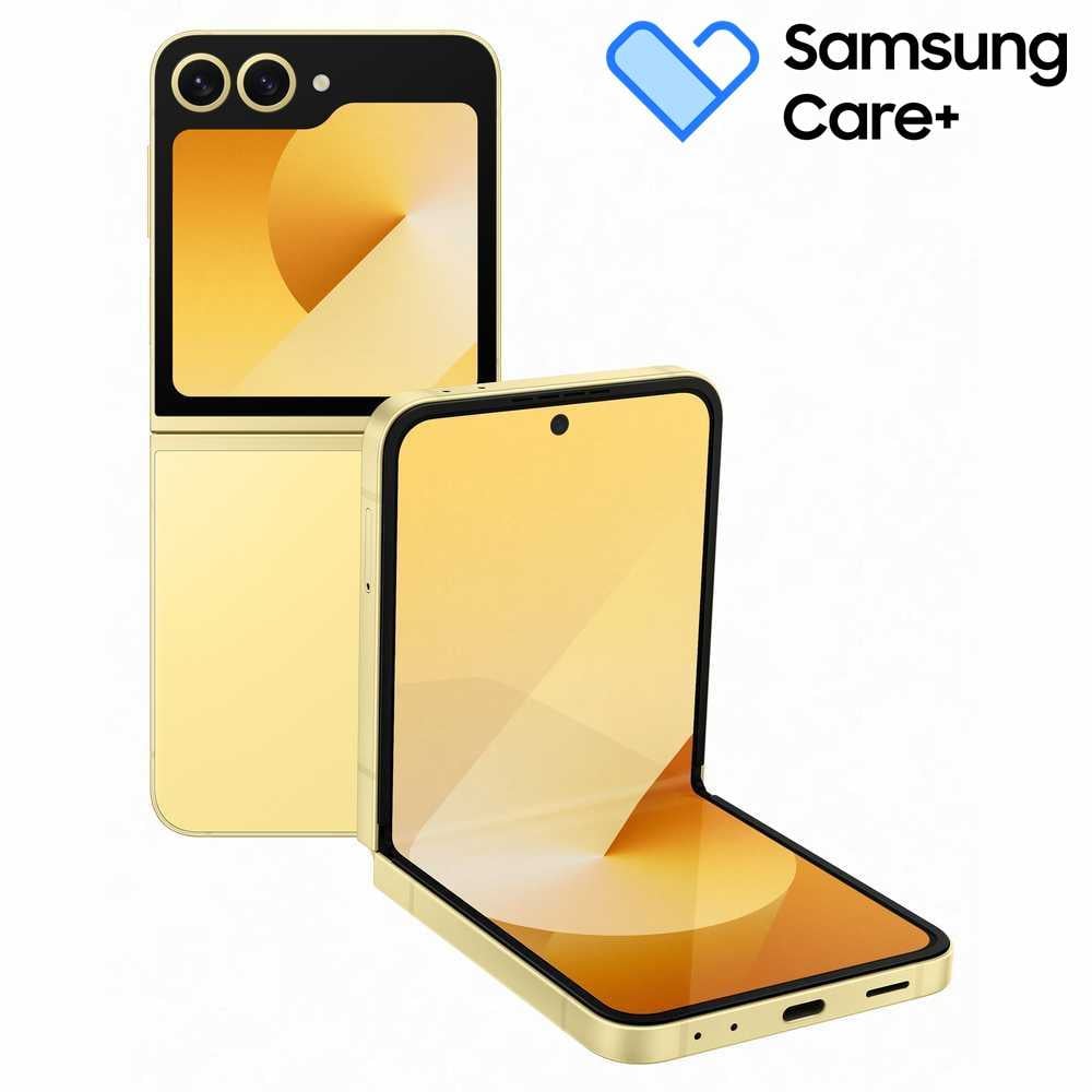 Samsung Galaxy Z Flip6 5G 256GB 12GB Yellow AI Smartphone - Middle East Version - Pre-order