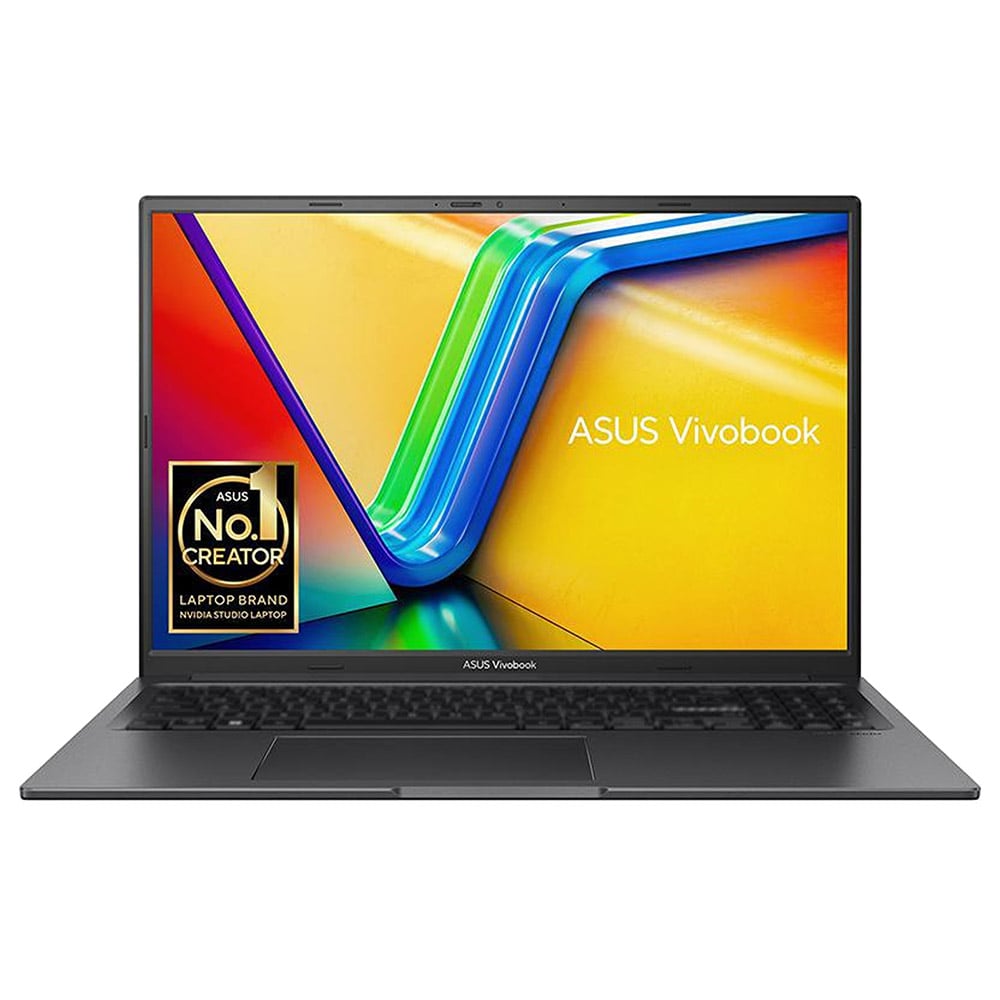 Asus Vivobook 16X (2024) Laptop - 12th Gen / Intel Core i7-12700H / 16inch WUXGA / 1TB SSD / 16GB RAM / 4GB NVIDIA GeForce RTX 3050 Graphics / Windows 11 Home / English & Arabic Keyboard / Indie Black / Middle East Version - [K3605ZC-MB374W]