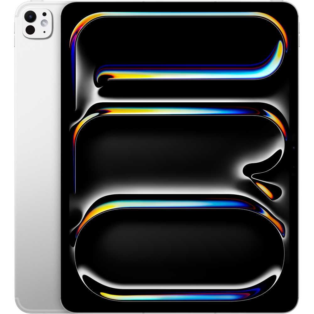 13-inch iPad Pro M4 (2024) Wi-Fi + Cellular 256GB with standard glass - Silver