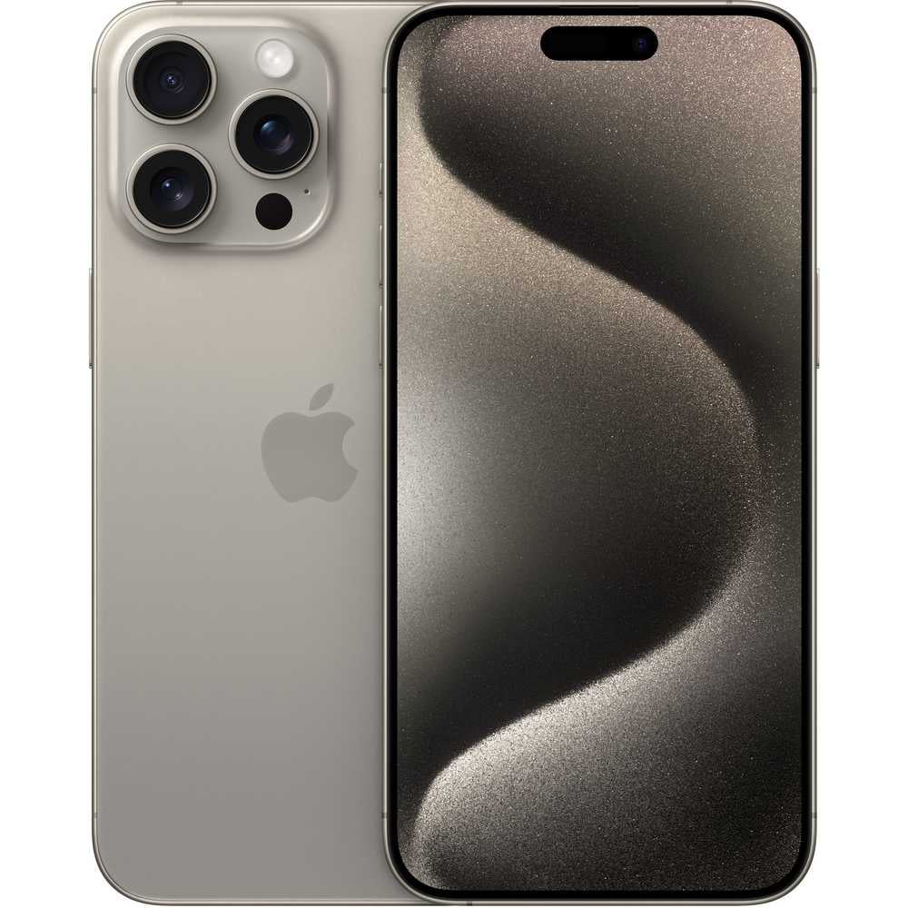 Apple iPhone 15 Pro Max (256GB) - Natural Titanium