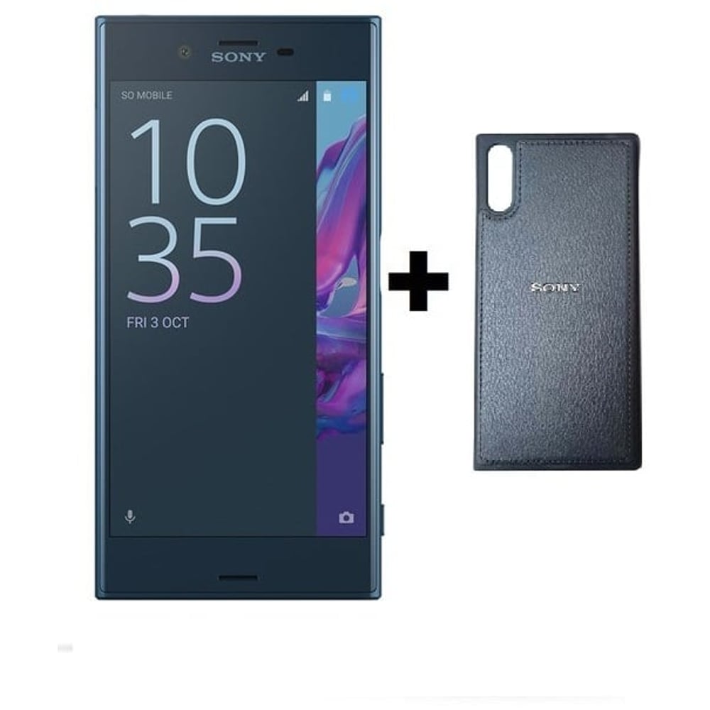 Sony Xperia XZ 4G Dual Sim Smartphone 64GB Blue + Premium Case