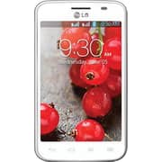 ال جي اي 445 ل 4 11 هاتف ذكي ثنائي ابيض