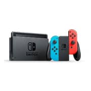 Nintendo Switch 32GB Neon Blue/Red Middle East Version + Stealth Starter Pack + Troll & I Game