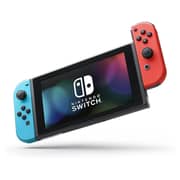 Nintendo Switch 32GB Neon Blue/Red Middle East Version + Stealth Starter Pack + Troll & I Game