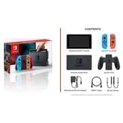 Nintendo Switch 32GB Neon Blue/Red Middle East Version + Stealth Starter Pack + Troll & I Game