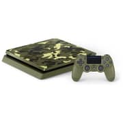 Sony PlayStation 4 Slim Console 1TB Camouflage - Middle East Version with Call Of Duty WWII Limited Edition Game
