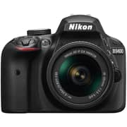 كاميرا نيكون DSLR D3400 أسود مع عدسات في آر AF-P 18-55mm + وعدسات 55-200 VRII