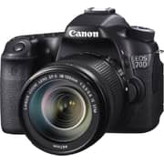 Canon EOS 70D DSLR Camera Black With 18-55mm IS STM Lens