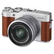 Fujifilm X-A5 Digital Mirrorless Camera Brown With XC 15-45mm f/3.5-5.6 OIS PZ Lens