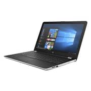 HP 15-BS004NE Laptop - Core i3 2GHz 4GB 1TB 2GB Win10 15.6inch HD Silver English/Arabic Keyboard