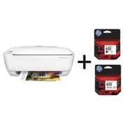 HP F5S44C Deskjet IA 3635 All In One Printer + 652 Cartridge Black + 652 Cartridge Tricolor