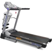 Treadmill for Home with Auto Incline, 5 HP Peak Foldable Running Machine, Home Gym Treadmill with Massage, Sit Up Bar, LCD Display, 120KG Capacity, Compact Cardio Fitness Equipment EM-1244