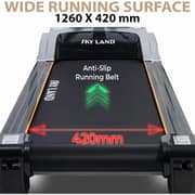 Treadmill for Home with Auto Incline, 5 HP Peak Foldable Running Machine, Home Gym Treadmill with Massage, Sit Up Bar, LCD Display, 120KG Capacity, Compact Cardio Fitness Equipment EM-1244