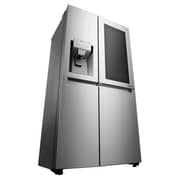 LG Side by Side Refrigerator InstaView Door-in-Door Hygiene FRESH+ ThinQ 668 Litres Noble Steel GR-X257CSAV