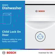 Bosch 12 Place Settings Freestanding Dishwasher - SMS50E92GC