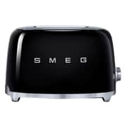 Smeg Toaster 2 Slice Black TSF01BLUK