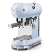 Smeg Espresso Coffee Machine Pastel Blue ECF01PBUK