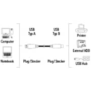 Hama 45023 USB A-B Connection Cable 5.0M
