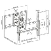 Skill Tech SH446P Swivel Wall Bracket For 32-55inch Screen