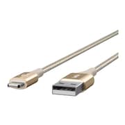 Belkin Mixit Dura Tek Lightning Cable Gold F8J207BT04GLD