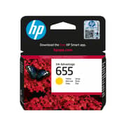 HP 655 Ink Cartridge, Yellow - CZ112AE