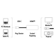 Hama 135726 Type C To HDMI Adapter Black