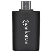 Manhattan Micro USB OTG Adapter Black - 406192