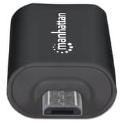 Manhattan Micro USB OTG Adapter Black - 406192