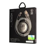 Energea Alutough Lightning Cable 1.5m Gun Metal - CB-LAT-GUN150