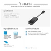 HP 2PC54AA Pavilion Type C To HDMI 2.0 Adapter 0.1m Black