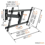 Vogels Rotatable TV Wall Mount 40-65inch Black WALL3325