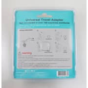 Eklasse Universal Socket Travel Adapter Fordable White