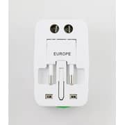 Eklasse Universal Socket Travel Adapter Fordable White