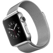 Apple Watch - 38mm Stainless Steel Case with Milanese Loop