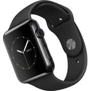 Apple Watch Series 1 - 38mm Space Black Stainless Steel Case with Black Sport Band