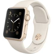 Apple Watch Sport - 38mm Gold Aluminium Case with Antique White Sport Band