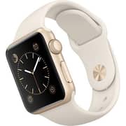 Apple Watch Sport - 38mm Gold Aluminium Case with Antique White Sport Band